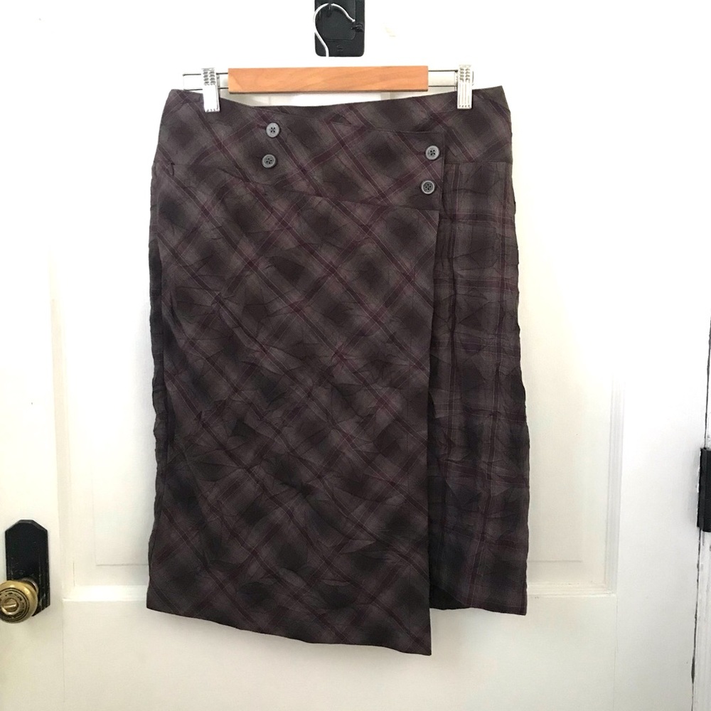 Royal Robbins ‘Blackberry’ crimped flannel skirt - Picture 5 of 16